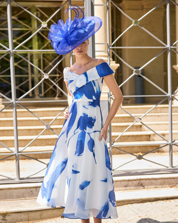 Couture Club Dress 1GM8 - Royal Blue - 3