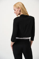 Joseph Ribkoff Jacket 213707 - Black - 4