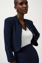 Joseph Ribkoff Jacket 213707 - Navy - 3