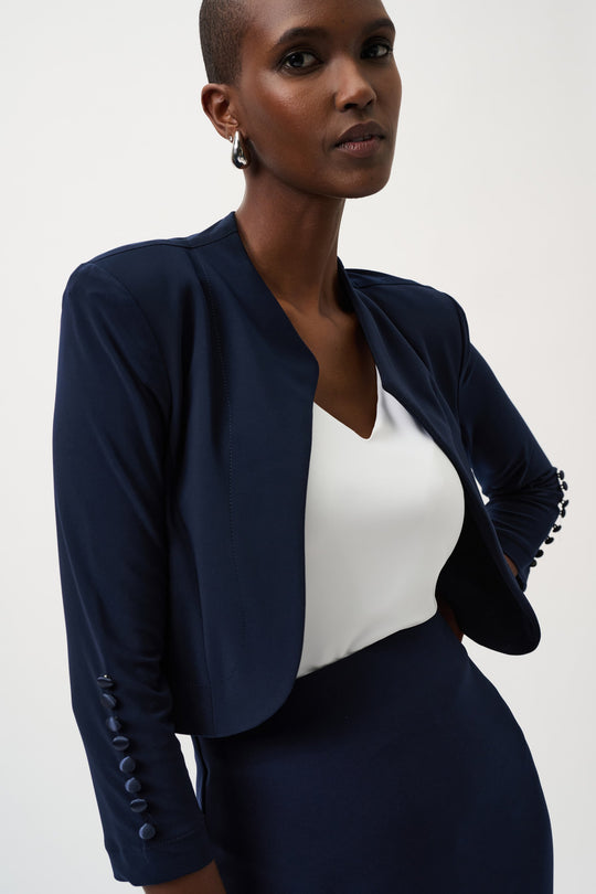 Joseph Ribkoff Jacket 213707 - Navy - 3