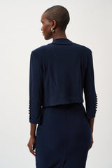 Joseph Ribkoff Jacket 213707 - Navy - 4