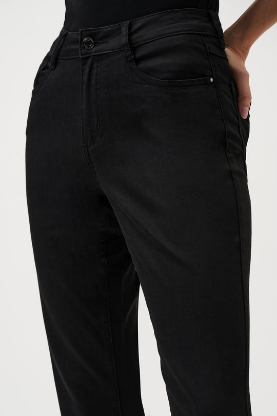 Black pants on a white background