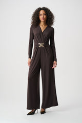 Joseph Ribkoff Jumpsuit 263005 - Mocca - 1