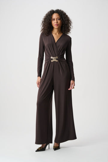 Joseph Ribkoff Jumpsuit 263005 - Mocca - 1