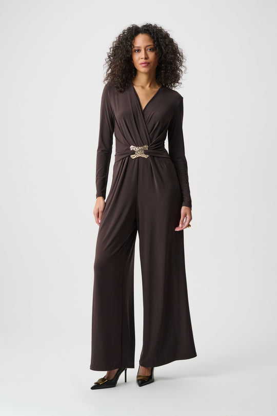 Joseph Ribkoff Jumpsuit 263005 - Mocca - 1