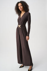 Joseph Ribkoff Jumpsuit 263005 - Mocca - 2