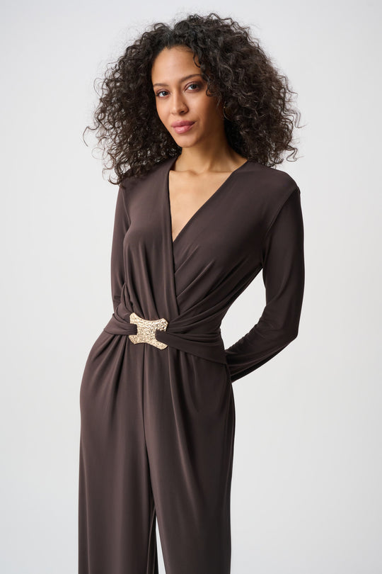 Joseph Ribkoff Jumpsuit 263005 - Mocca - 3