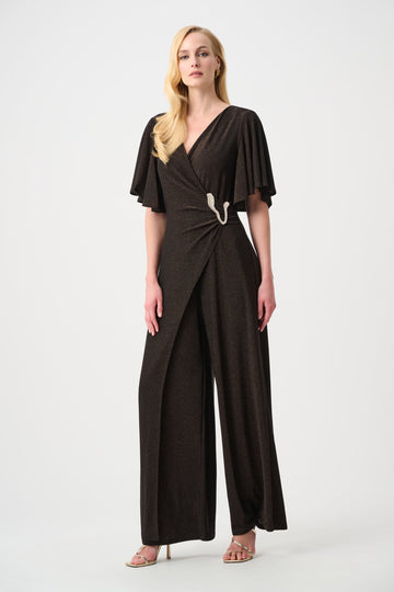 Joseph Ribkoff Jumpsuit 263717 - Bronze - 1