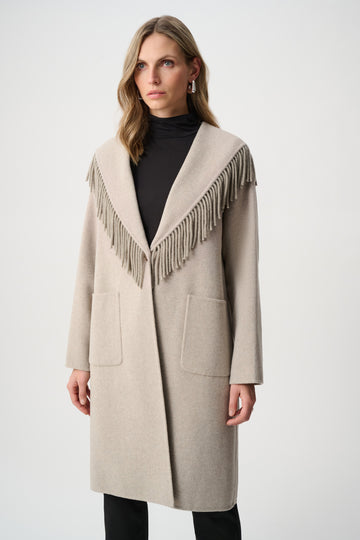 Joseph Ribkoff Coat 263912 - Oatmeal - 1
