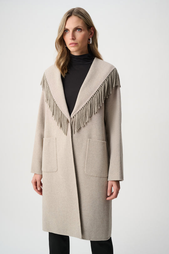 Joseph Ribkoff Coat 263912 - Oatmeal - 1
