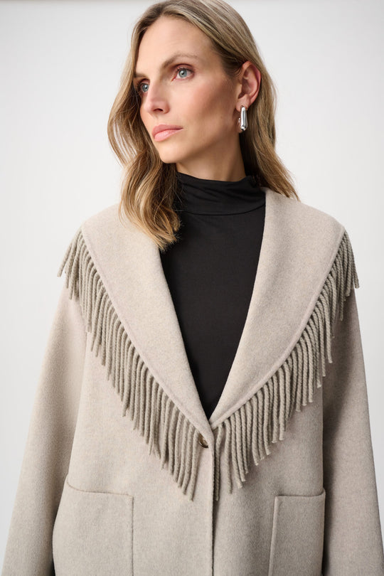 Joseph Ribkoff Coat 263912 - Oatmeal - 2