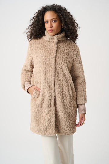 Joseph Ribkoff Coat 263915 - Taupe - 1