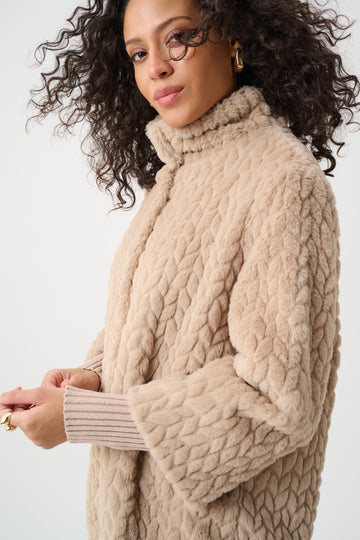 Joseph Ribkoff Coat 263915 - Taupe - 2