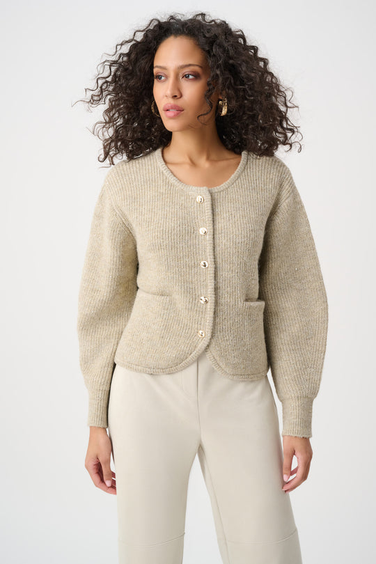 Joseph Ribkoff Knitwear 263958 - Oatmeal - 1