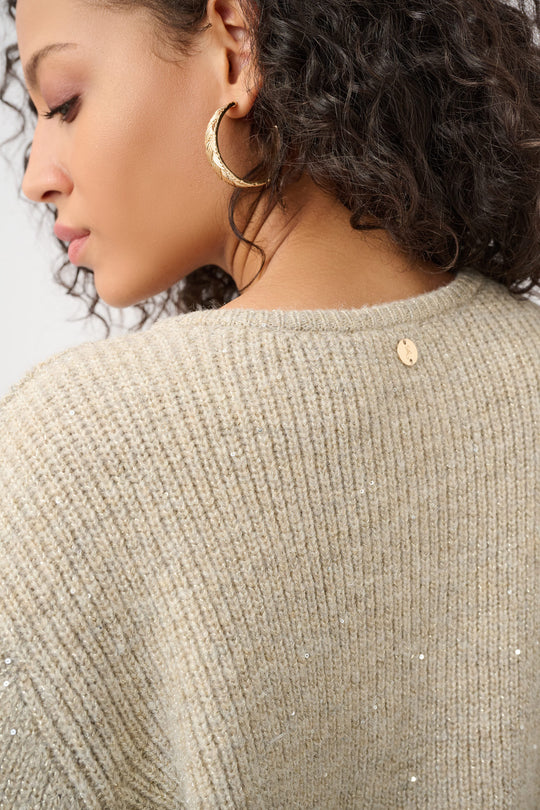 Joseph Ribkoff Knitwear 263958 - Oatmeal - 4