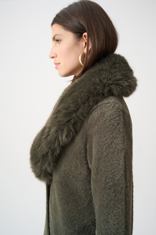 Joseph Ribkoff Coat 263973 - Avocado - 2