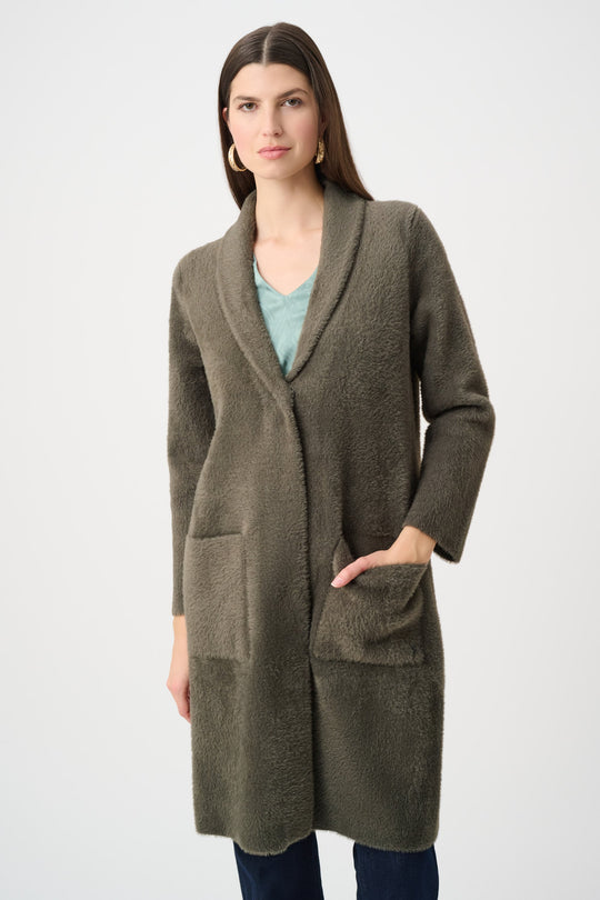 Joseph Ribkoff Coat 263973 - Avocado - 4