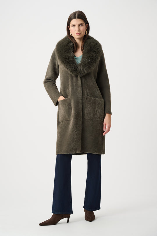 Joseph Ribkoff Coat 263973 - Avocado - 5