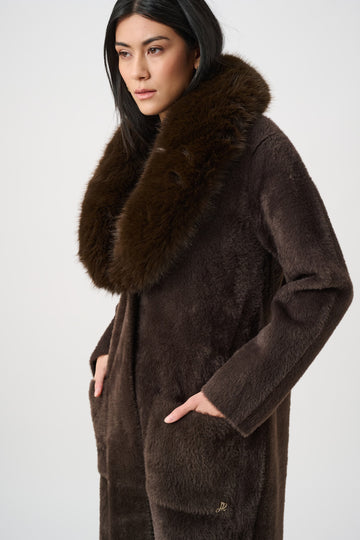 Joseph Ribkoff Coat 263973 - Mocca - 2
