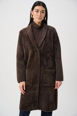 Joseph Ribkoff Coat 263973 - Mocca - 4