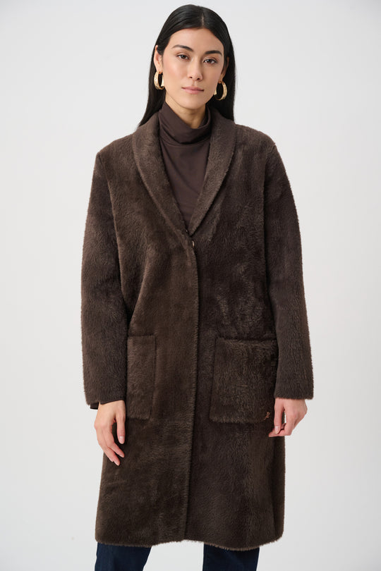 Joseph Ribkoff Coat 263973 - Mocca - 4