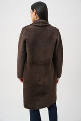 Joseph Ribkoff Coat 263973 - Mocca - 5