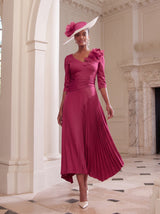 John Charles Lightweight Crepe Dress View 2 - Papena UK