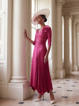 John Charles Lightweight Crepe Dress View 3 - Papena UK