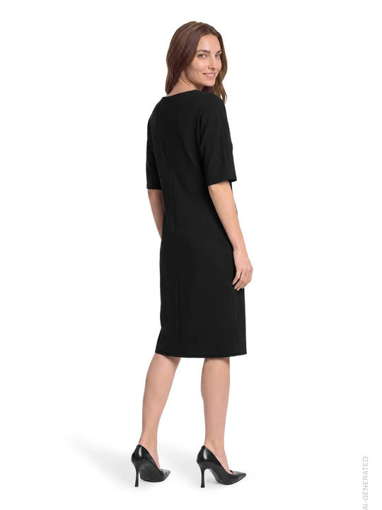 Betty Barclay Jersey dress Black View 2 - Papena UK