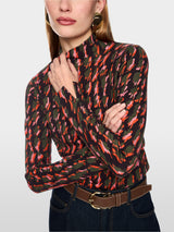 Marc Cain Top BC 48.62.J13 - Tiger Lily (484) - model 3