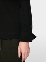 Blouse with glitter buttoning Black New