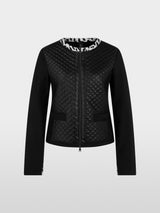 Marc Cain Jacket with contemporary quilted look Black View 5 - Papena UK