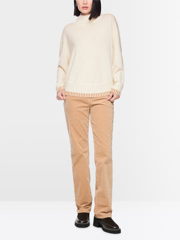 Marc Cain Wool and cashmere jumper Off White View 1 - Papena UK