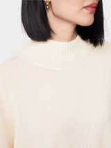 Marc Cain Wool and cashmere jumper Off White View 3 - Papena UK