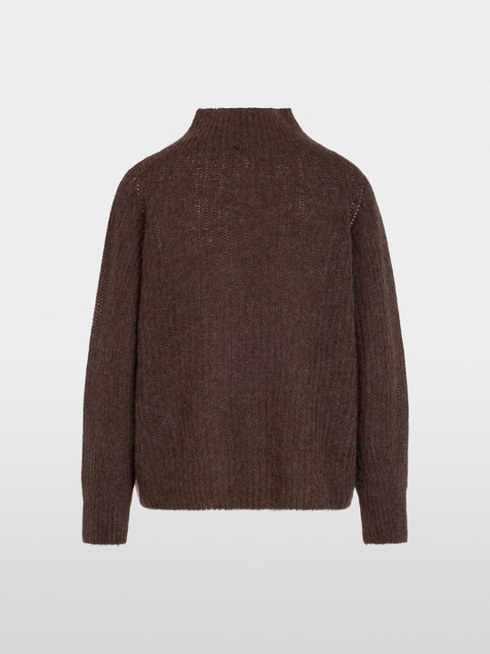 Marc Cain ‘Knitted in Germany’ leo print jumper Tawny Birch View 7 - Papena UK