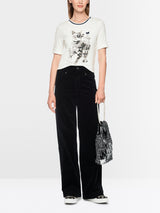 Printed T-shirt Off White (110)