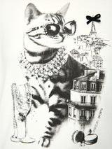 Printed T-shirt Off White (110)