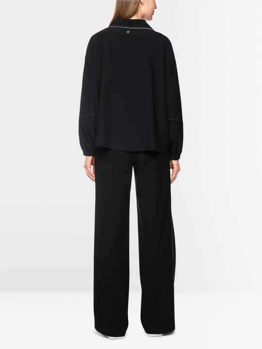 Marc Cain WEDI wide pull-on trousers for Women | BS 81.48.W33