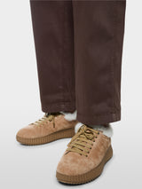 Marc Cain WOKHA wide fit trousers Seal Brown View 4 - Papena UK