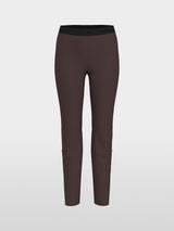 Marc Cain SIENA fabric trousers Seal Brown View 5 - Papena UK