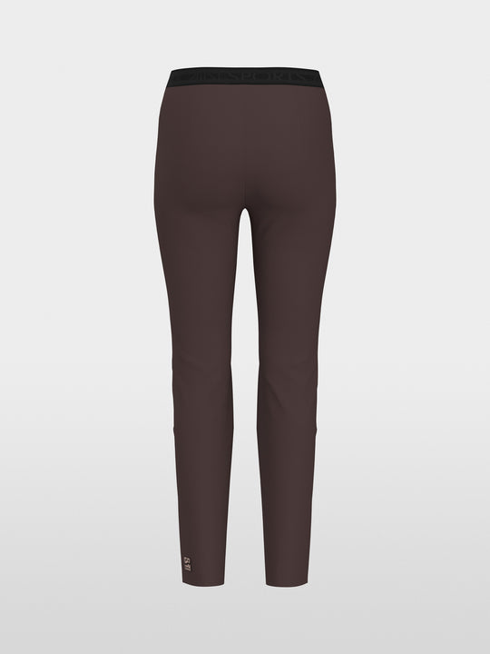Marc Cain SIENA fabric trousers Seal Brown View 6 - Papena UK