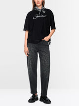 Marc Cain RUMA jeans with leopard print for Women | BS 82.27.D10