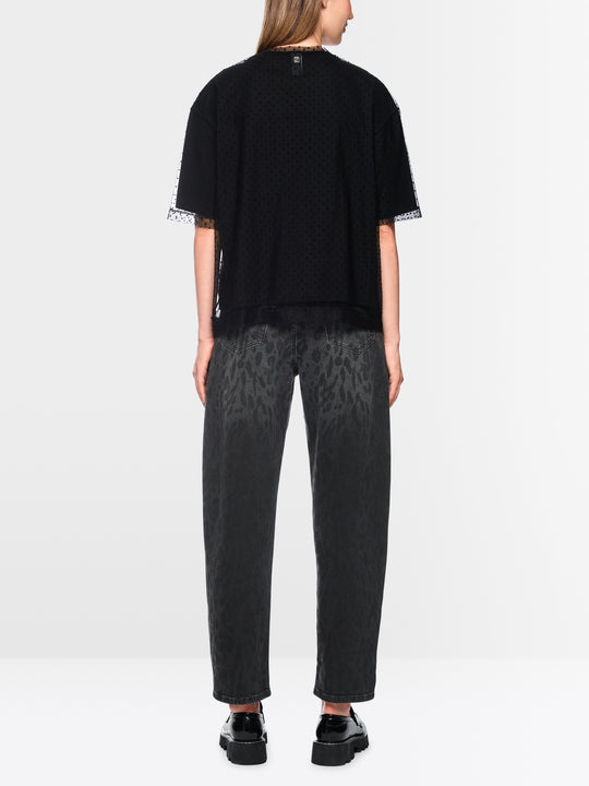 Marc Cain RUMA jeans with leopard print for Women | BS 82.27.D10
