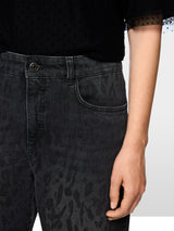 Marc Cain RUMA jeans with leopard print for Women | BS 82.27.D10