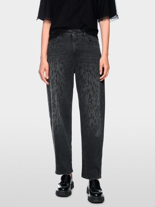Marc Cain RUMA jeans with leopard print for Women | BS 82.27.D10