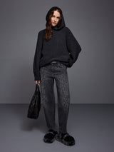 Marc Cain RUMA jeans with leopard print for Women | BS 82.27.D10
