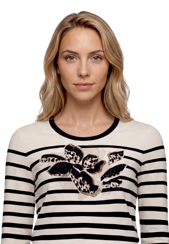 Betty Barclay T-shirt 2991/1415 Beige/Black