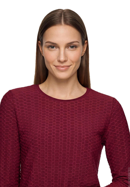 Betty Barclay Basic T-shirt Maroon View 1 - Papena UK