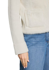 Betty Barclay Knit cardigan Beige View 4 - Papena UK