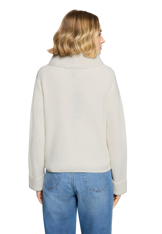 Betty Barclay Knit cardigan Beige View 2 - Papena UK